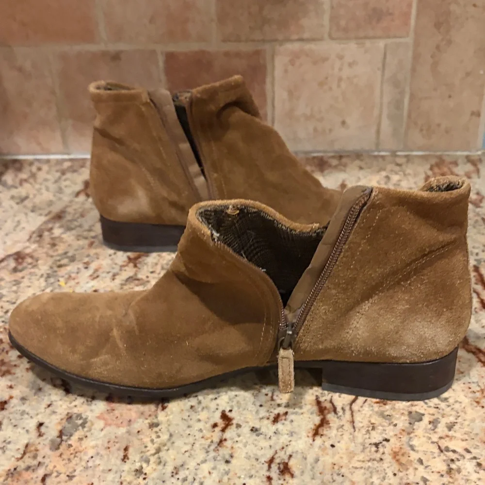 Franco Sarto Ankle Suede Boots - Picture 5 of 12